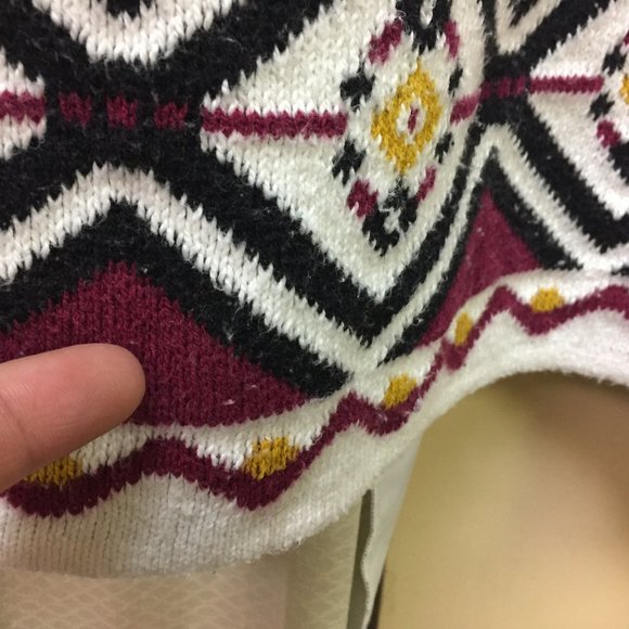 Old Navy Womens Cardigan Open Geometric Aztec Multicolored Size Small - Picture 4 of 9